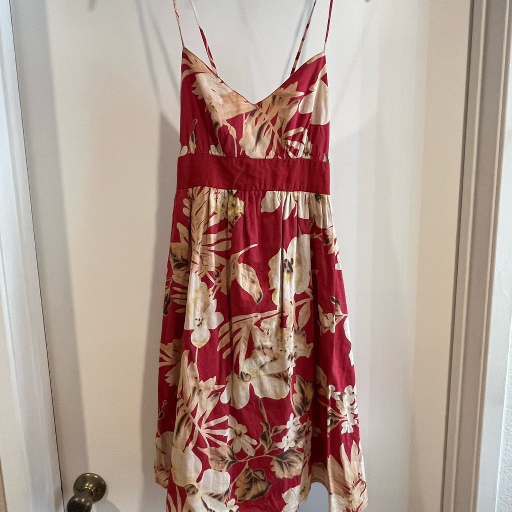 Forever Red Floral Sundress – Size L (NWT)